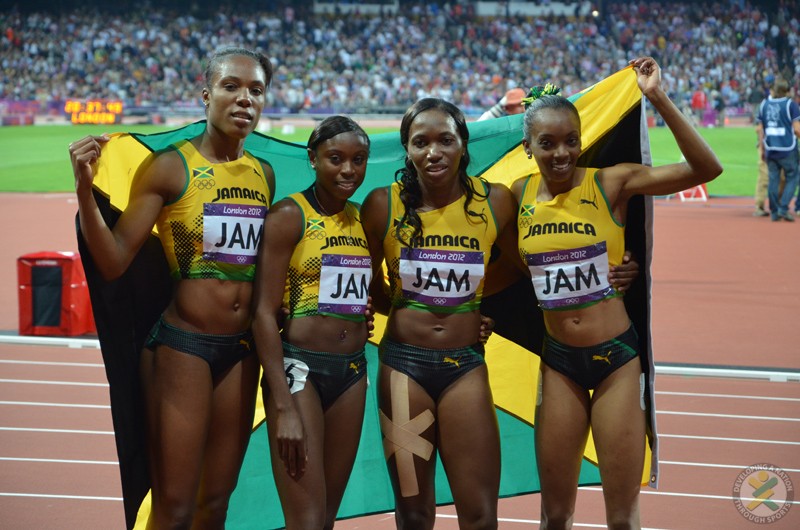 Jamaica’s 4x400 bronze ladies
