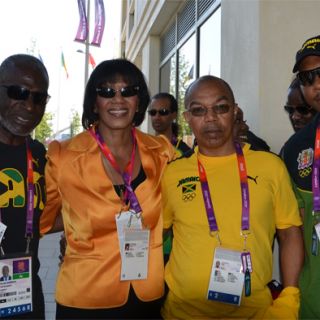 Dignitaries in the Athlete’s Village