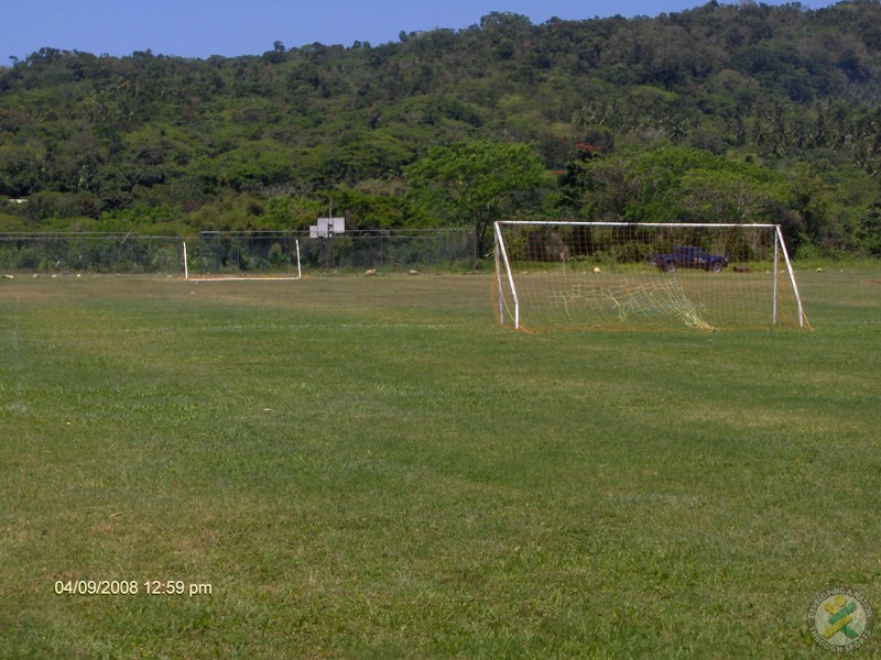 Eden garden Park field, St. Mary JA (Unfinished goals on Field)